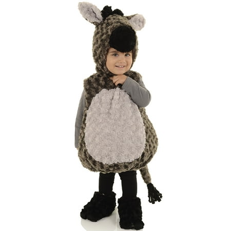 Gray Little Baby Donkey Toddler Childs Plush Foal Halloween Costume