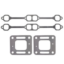 waltyotur Exhaust Gasket Manifold For Mercruiser 5.0 5.7 350 Mag Riser Block v8 Elbow
