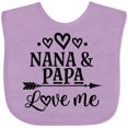 thumbnail image 3 of Inktastic Nana Papa Love Me Grandchild Boys or Girls Baby Bib, 3 of 4
