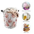 ANYWAY.GO Waterproof Foldable Laundry Hamper Pattern Packaging Cherry