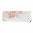 thumbnail image 1 of Japanese Computer Mouse Pad, Koi Fish Classic Reflexive Splashed Setting Love Themed Exotic Inspired, Rectangle Non-Slip Rubber Mousepad Large, 31" x 12" Gaming Size, Pink Yellow, by Ambesonne, 1 of 2