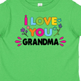 thumbnail image 4 of Inktastic I Love You Grandma with Flowers Girls Toddler T-Shirt, 4 of 5