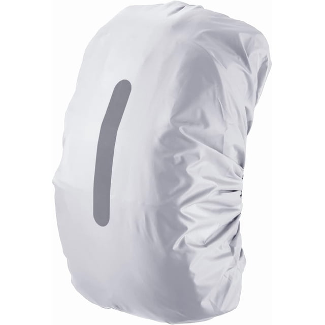 Waterproof Backpack Rain Cover, Non-Slip Cover with Vertical Reflective Strap Stay Dry for Hiking, Camping, Hunting