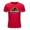 thumbnail image 1 of Camisetas de algodón con estampado de gato divertido para hombre, camiseta informal con cuello redondo, camiseta Unisex de talla grande 3XL, 1 of 4