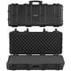 thumbnail image 1 of VEVOR - Estuche rígido para rifle con cerradura, 4 capas de espuma precortada, 91 cm (36 pulgadas) con ruedas, resistente al agua y al polvo, IP67, para rifles, escopetas y pistolas de airsoft,negro, 1 of 9