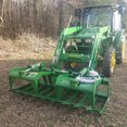 thumbnail image 2 of Titan Attachments 72in Global Euro Root Grapple Bucket Attachment Fits John Deere Tractors, Dual 3,000 PSI Hydraulic Cylinder, Green Finish, Serrated Leading Edge Bottom Teeth, 2 of 6