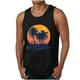 thumbnail image 2 of Camiseta sin mangas de cuello redondo para hombre, blusa informal de verano sin mangas con estampado de cuello redondo para hombre, 2 of 5