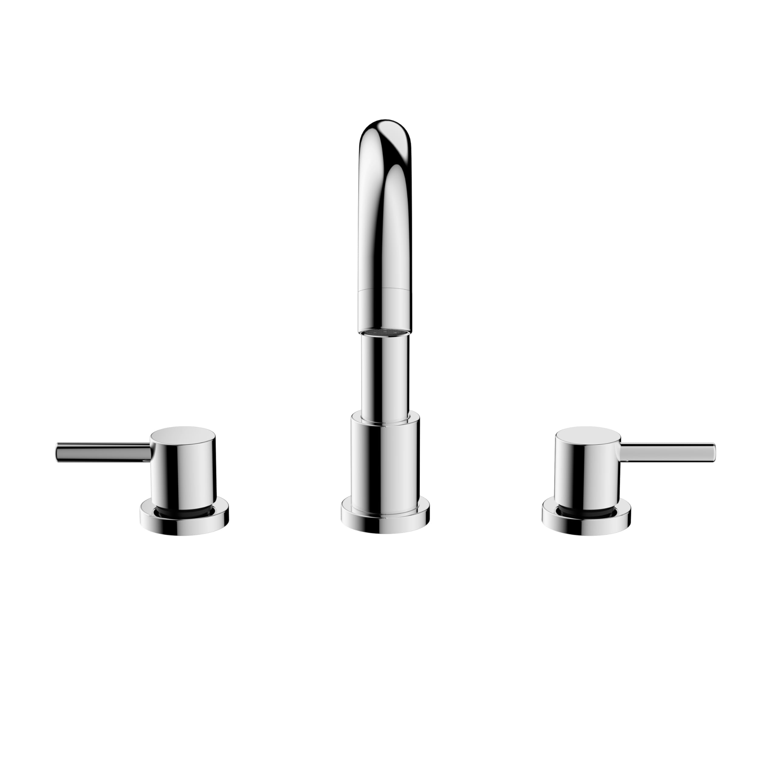 8 inch Widespread Bathroom Faucet, Bathroom Sink Faucet with Pop-up Drain and Supply Lines, Two Handles, 360 Degree Swivel Sink Faucet for Bathroom Sink Vanity RV Farmhouse Sink