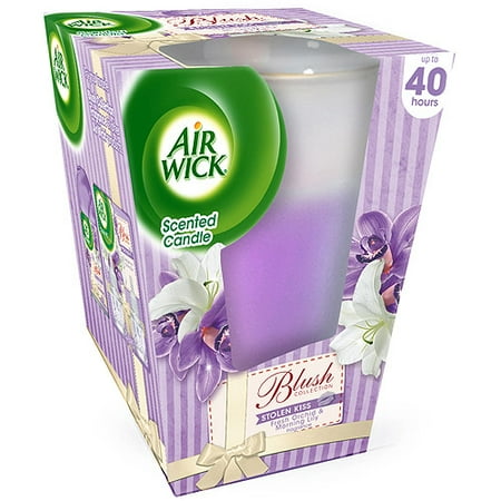 Air Wick Blush Collection Stolen Kiss Scented Candle, 5.29 oz