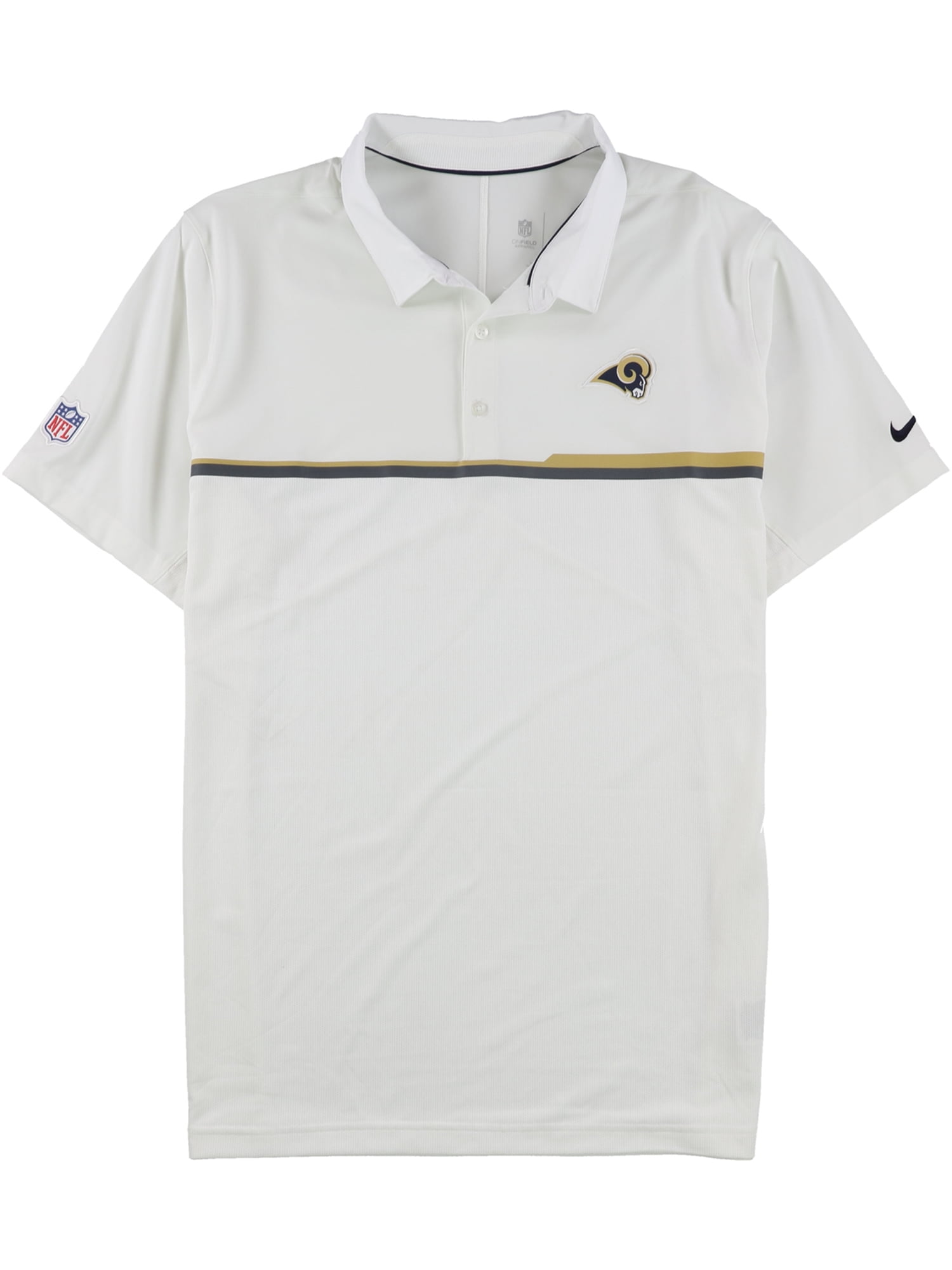 Nike Mens Rams Logo Rugby Polo Shirt 