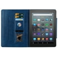 thumbnail image 2 of Dteck Case for Amazon Fire HD8/HD 8 Plus (12th Generation,2022),Magnetic PU Leather Smart Auto Wake/Sleep Folio Stand Case Card Slots Cover for Fire HD8/HD 8 Plus 12the Gen 2022,Darkblue, 2 of 5