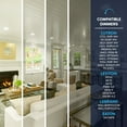 thumbnail image 7 of Luxrite BR20 LED Light Bulb, 6.5W=45W, 3500K Natural White, 460LM, Energy Star, Dimmable, Damp Rated, E26 Base 6-Pack, 7 of 7