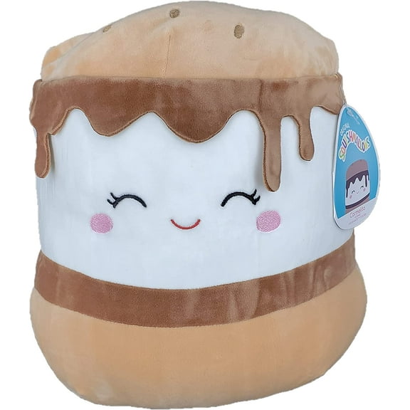 SQUISHMALLOW KellyToys - 12 Inch (30cm) - Carmelita The S'Mores - Super Soft Plush Toy Animal Pillow Pal Buddy Stuffed Animal Birthday Gift