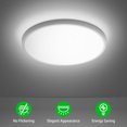 thumbnail image 4 of LEDs Ceiling Light Flush Mounting 28W 2520lm Round Ceiling Lamp for Kitchen Bedroom Hallway (2800-3200K, 4 of 8