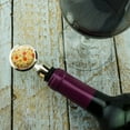 thumbnail image 3 of Combination Pizza Pattern With Pepperoni Olives and Onions Wine Bottle Stopper, 3 of 8