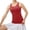 Red, variant on Womens Tank Tops Solid Color Yoga Sleeveless Racerback Vest U Neck Regular Fit Basic Summer Tops for Women Red XXL
