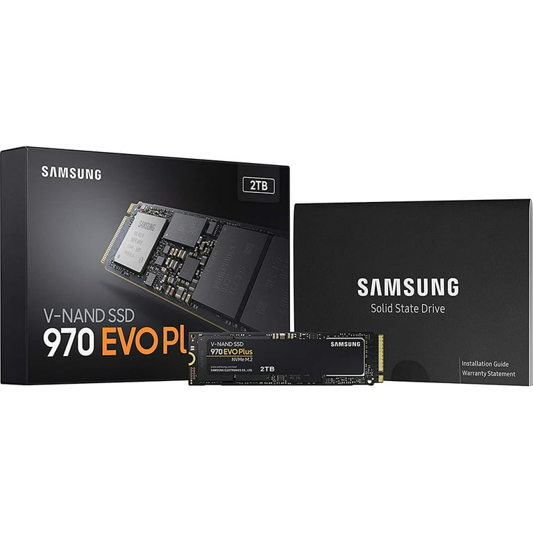 Open Box Samsung 970 EVO Plus SSD 2TB NVMe M.2 Internal Solid