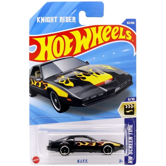 Hot Wheels HW Screen Time K.I.T.T. Diecast Car [Flames]