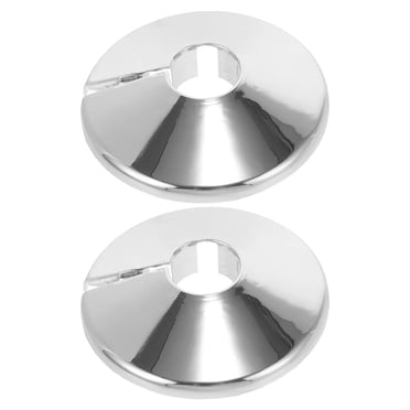 Miangastore 2Pcs Plumbing Flange Covers Wall Split Flanges Plumbing Flange Covers Round Plates