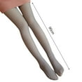 thumbnail image 6 of Mightlink Winter Pantyhose Solid Color Translucent Elastic High Waist Long Stocking Keep Warm Slim Fit Tights Leggings Women Thermal Pantyhose for Indoor, 6 of 7