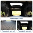 thumbnail image 3 of Rooftop Tent Soft Shell, Easy Setup Roof Top Tent with Telescopic Ladder & LED Light, Waterproof UV Resistant 4-Season Design for 2-3 Person Camping on Truck, SUV, Van, Trailer, 3 of 6