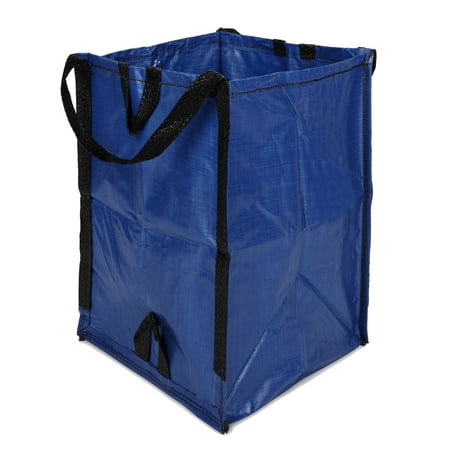 DURASACK 48-Gallon Blue Outdoor Polypropylene Reusable Lawn and Leaf Bag (1-Pack)