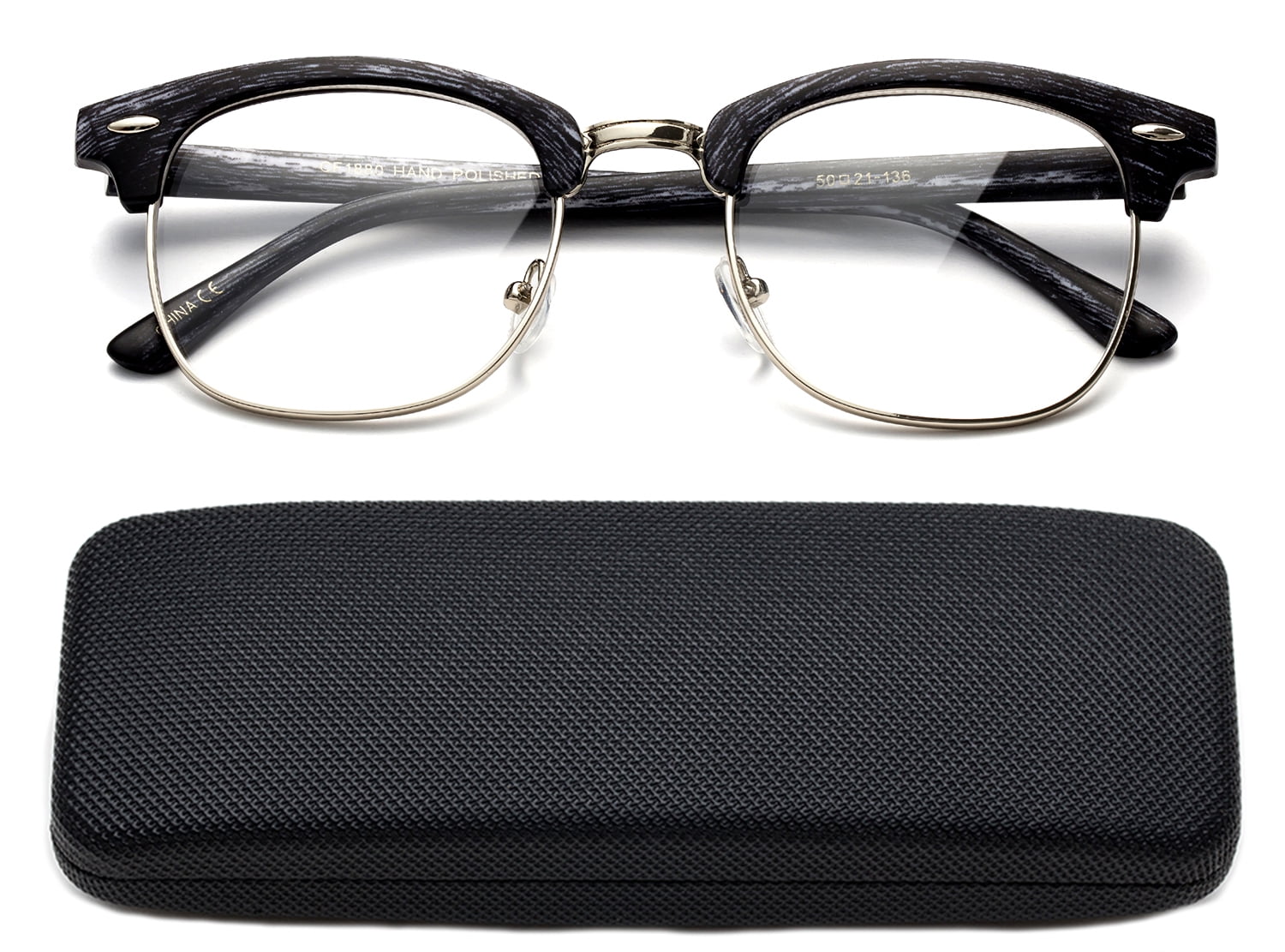 High Quality Fashion Reading Glasses For Men Retro Vintage Free Nude 