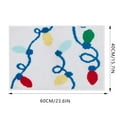 2024 Most Popular Carpet Christmas Doormat Soft Christmas Bath Mat