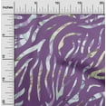 thumbnail image 2 of oneOone Cotton Poplin Purple Fabric Tropical Monstera Leaves Quilting Supplies Print Sewing Fabric By The Yard 56 Inch Wide, 2 of 4