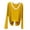 Yellow, variant on Ltctricy Long Sleeve Pajama Tops for Women Casual V Neck Sleepwear Summer Fall Loose Fit Comfy Lounge Shirts