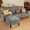 Dark Gray, variant on Noelse 82" Sectional Couch, Convertible L-Shaped Sofa Couch with Removable Pillows for Living Room, Apartment, Dark Gray