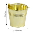 thumbnail image 2 of BalsaCircle 12 Gold Pail Bucket 2" Mini Planter Party Favor Candy Gift Holders Weeding Home, 2 of 7