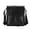 Black, variant on Men's Trend Leather Shoulder Bag, Vertical Crossbody Briefcase Clutch Backpack