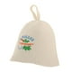 thumbnail image 1 of Sombrero de fieltro de lana textil natural blanco para baño ruso SPA, protección para el cabello D, 1 of 9