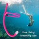 thumbnail image 5 of Cómodo tubo de respiración de entrenamiento de esnórquel manguera de silicona ligero esnórquel adultos tubos de aire equipo de buceo FLhrweasw Nuevo, 5 of 7