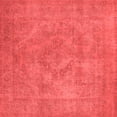 thumbnail image 1 of Ahgly Company Indoor Square Oriental Red Industrial Area Rugs, 7' Square, 1 of 4