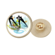 thumbnail image 1 of Broche de Oro Metálico Circular Unbranded Patinaje de Velocidad, 1 of 3