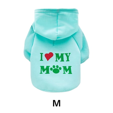 GASTROPOD 2026 New Dog Clothes Hooded Design Dog Jacket Non-Restrictive Fashionable Look Dog Sweatshirt Green M for Outdoor Walks Chilly Weather Casual Outings Everyday Wear