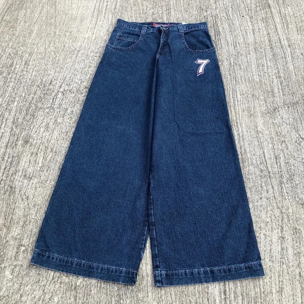 Hip Hop Streetwear JNCO Jeans Y2K Skateboard pants Graphic Retro