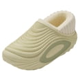 thumbnail image 4 of Platform Clogs for Womens Mens Slip on Wide Toe Box Fleece Lined Lightweight Non Slip House Slippers, 4 of 5