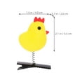 thumbnail image 2 of 24Pcs Yellow Hairpins with Spring Mechanism for Children Festivals Hair Accessories, 2 of 8