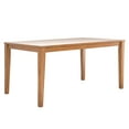 thumbnail image 3 of Lexington Large Dining Set with Bench and 4 Window Back Chairs, Oak, 3 of 7