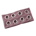 thumbnail image 1 of Diadema para mujer de color liso con agujeros metálicos, diadema ancha para gimnasio, estilo casual, turbante elástico., 1 of 8