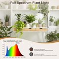 thumbnail image 4 of Lampes de Croissance pour Plantes d'Intérieur LED K à Spectre Complet Lampe de Plante LED avec Support Niveaux Réglables Lampe de Sol de Croissance H Minuterie &#Hauteur Réglable avec °Goosenec, 4 of 7