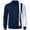 Navy, variant on Xysaqa Men's Lightweight Full Zip Active Track Jacket Mens Fashion Slim Fitted Workout Running Jacket Men Casual Long Sleeve Athletic Sweatshirt with Pocket Black