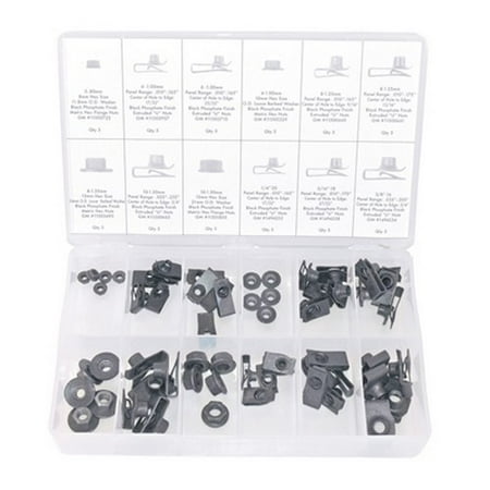 Auto Body Dr. 6800 Hex Nut/Extruded U-Nut Assortment