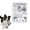 Black/1pcs, variant on Interactive Pet Newspaper Toy, Squeaky Interactive Crinkle Dog Toy,Durable Washable Bite-Resistant Pet Toys for Small Medium Dogs Poodle Teddy