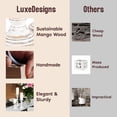 thumbnail image 2 of Set de portavelas Luxe Designs, estilo rústico de granja, 2 of 7
