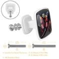 thumbnail image 3 of HemaKayy 12 Pack 1.18" Decorative Cabinet Knobs - Upgrade Your Handles - Durable & Stylish - Easy to Install - Elevate Your Home Kitchen Bedroom Furniture Decor - Blue Red Butterfly on Daisy Bush, 3 of 6