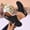 Black, variant on Womens Perforated Wedge Mule Clogs Breathable Slip On Summer Slide Sandals Beige Size 7